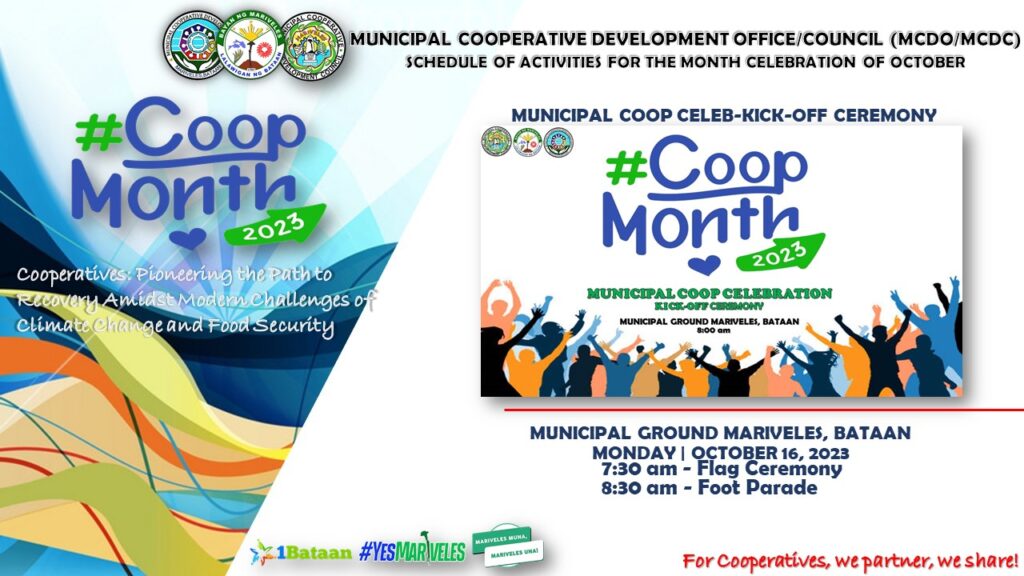 Mariveles celebrates Coop Month Bataan.gov.ph